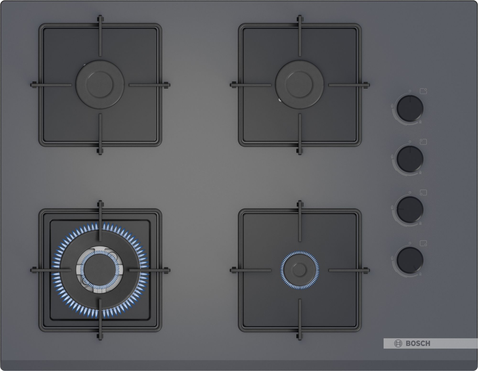 Bosch Serie 4 POH7C9P30O Wok Gözlü Ankastre Ocak