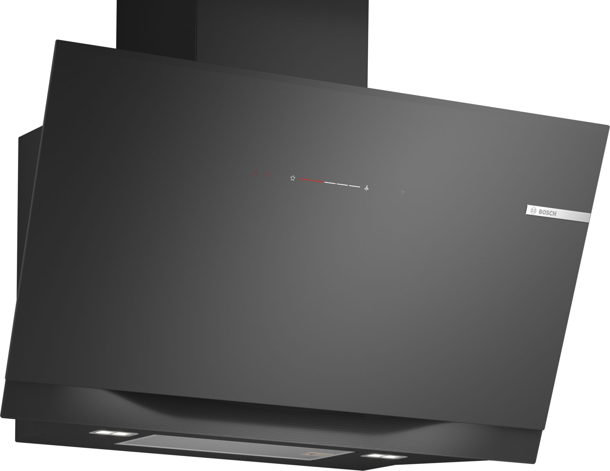 Bosch DWK91LT60 Siyah Cam Duvar Tipi Davlumbaz