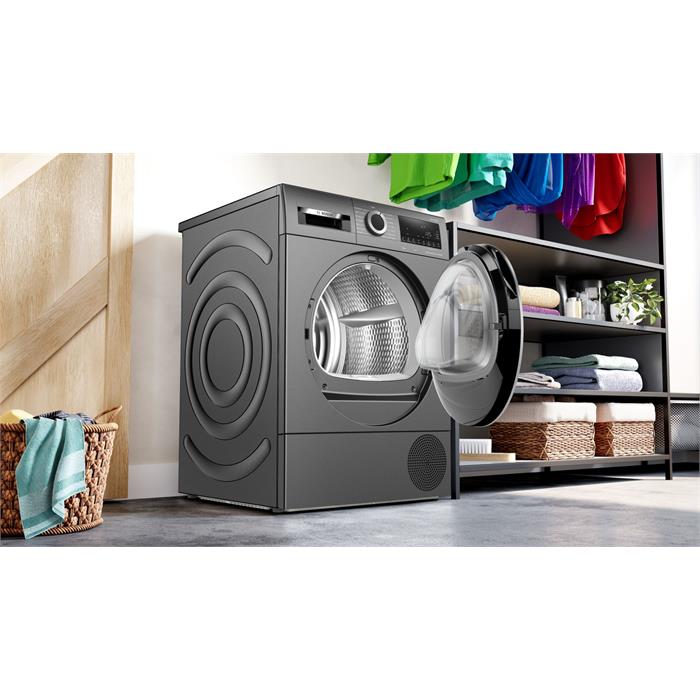 Bosch WQG2420RTR 9 Kg A++ Antrasit Çamaşır Kurutma Makinesi