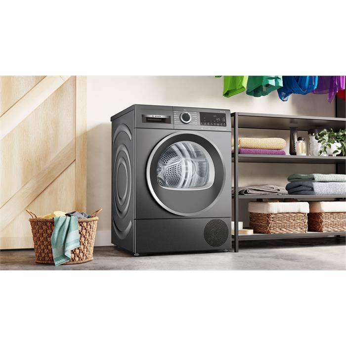 Bosch WQG2420RTR 9 Kg A++ Antrasit Çamaşır Kurutma Makinesi