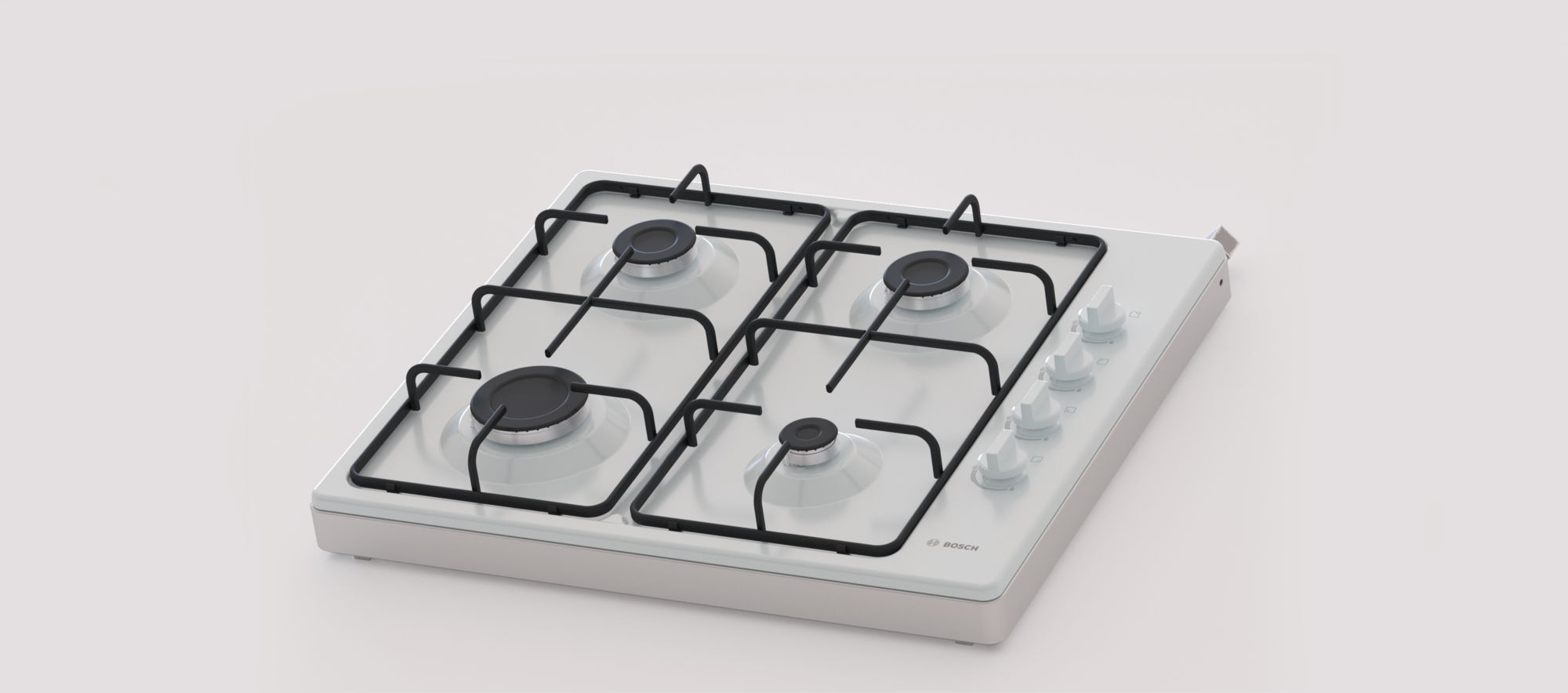 Bosch PBP0C2K80L Serie 2 Set Üstü Gazlı Ocak 60 cm Beyaz