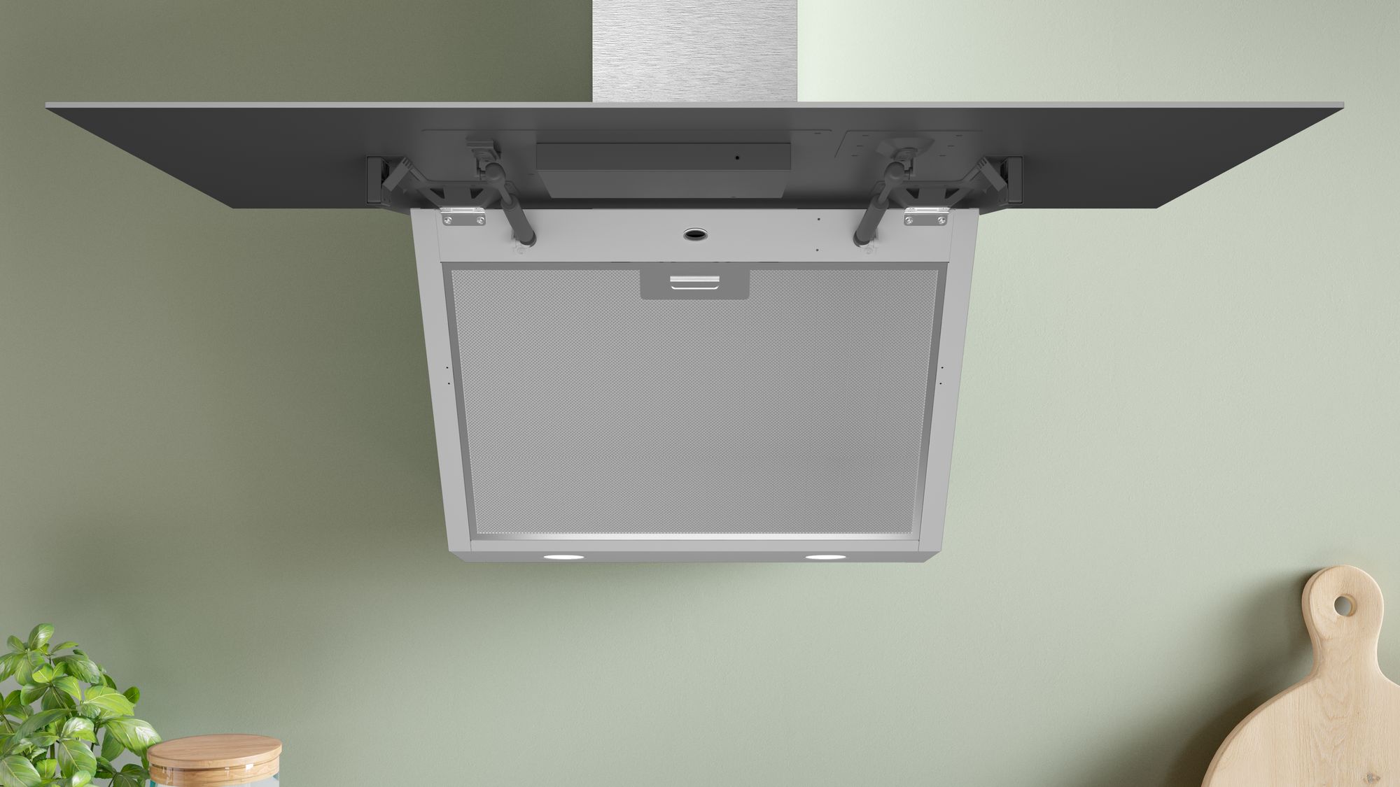 Bosch DWK97PJ20T Beyaz Duvar Tipi Davlumbaz