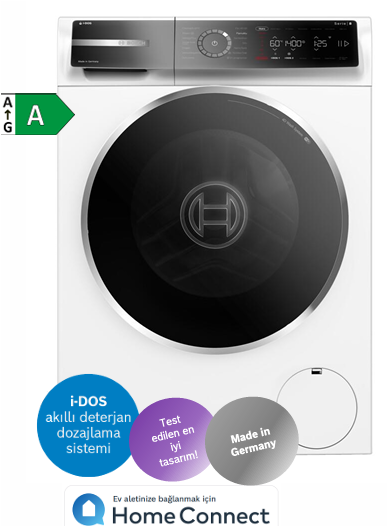 Bosch WGB254A1TR 10 kg 1400 Devir Beyaz Çamaşır Makinesi