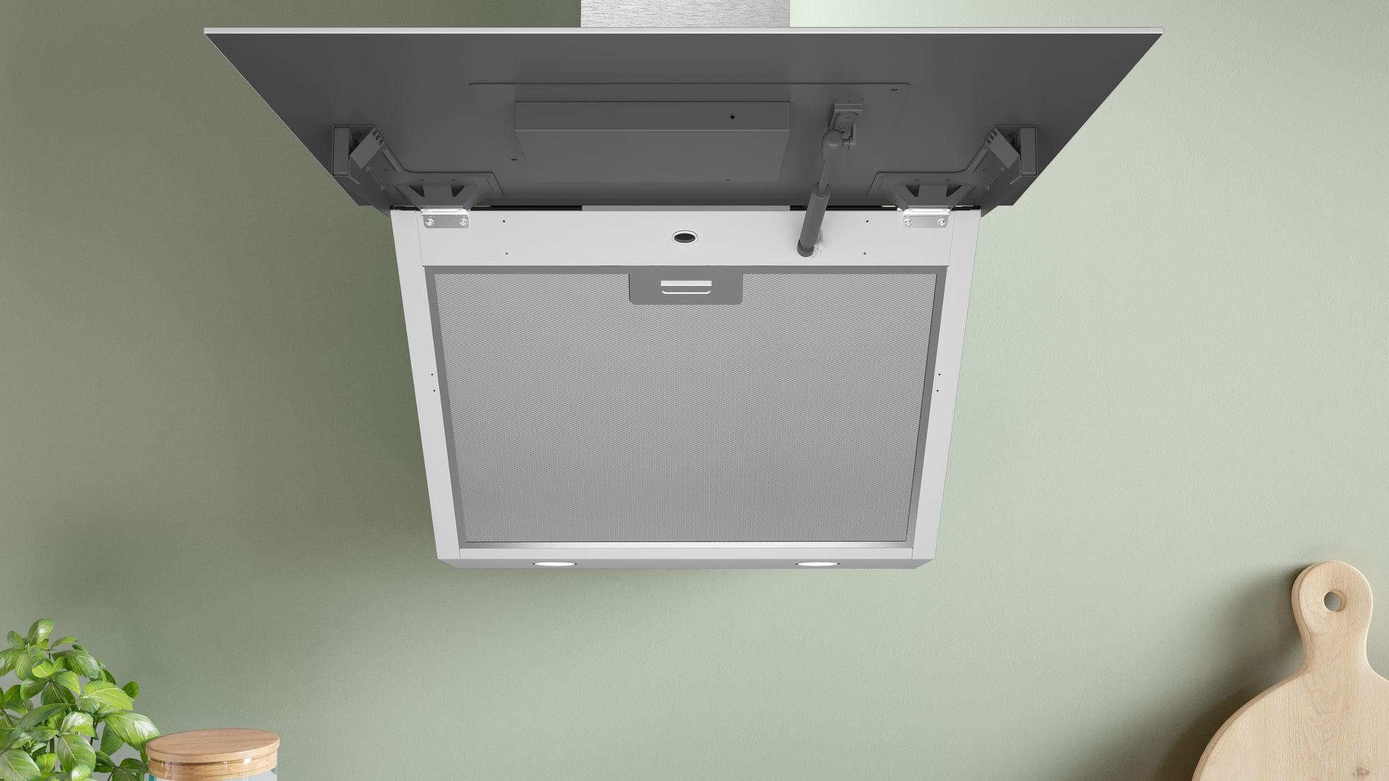Bosch DWK67PJ20T Beyaz Duvar Tipi Davlumbaz