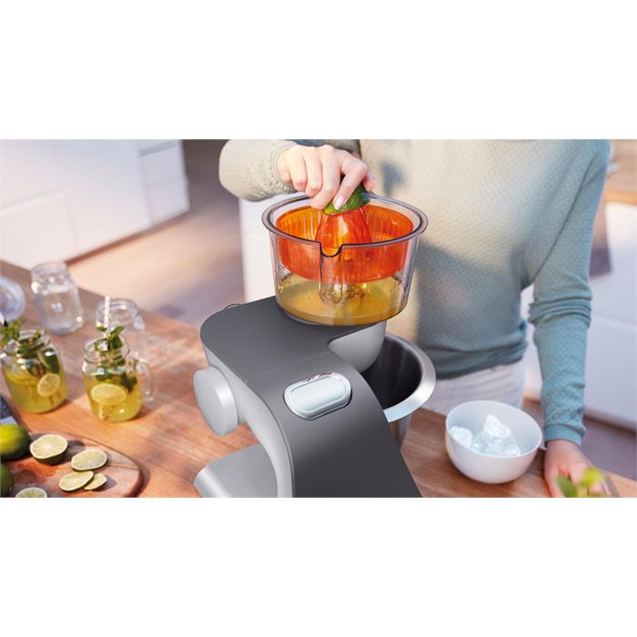 Bosch MUM58359 Serie 4 Mutfak Makinesi 1000 W Metalik İnoks