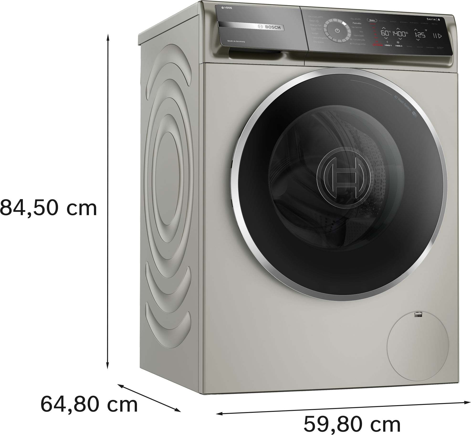 Bosch WGB254ASTR 1400 Devir 10 kg Çamaşır Makinesi