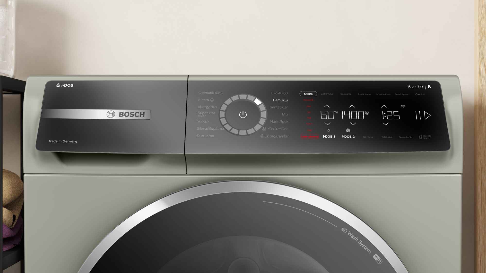 Bosch WGB254ASTR 1400 Devir 10 kg Çamaşır Makinesi