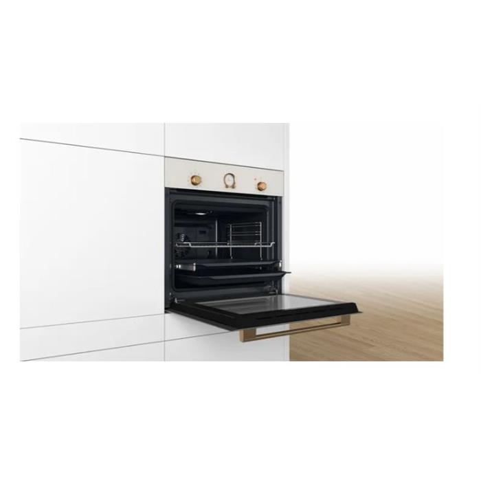 Bosch HBJN10YW0R NeoKlassik İnci Beyazı Ankastre Fırın