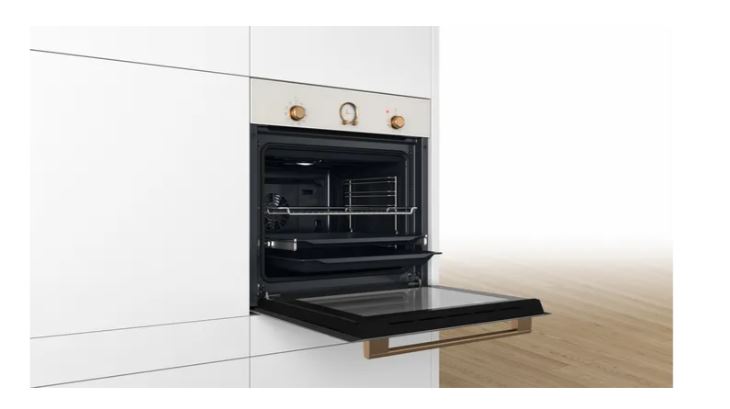 Bosch HBJN10YW0R NeoKlassik İnci Beyazı Ankastre Fırın
