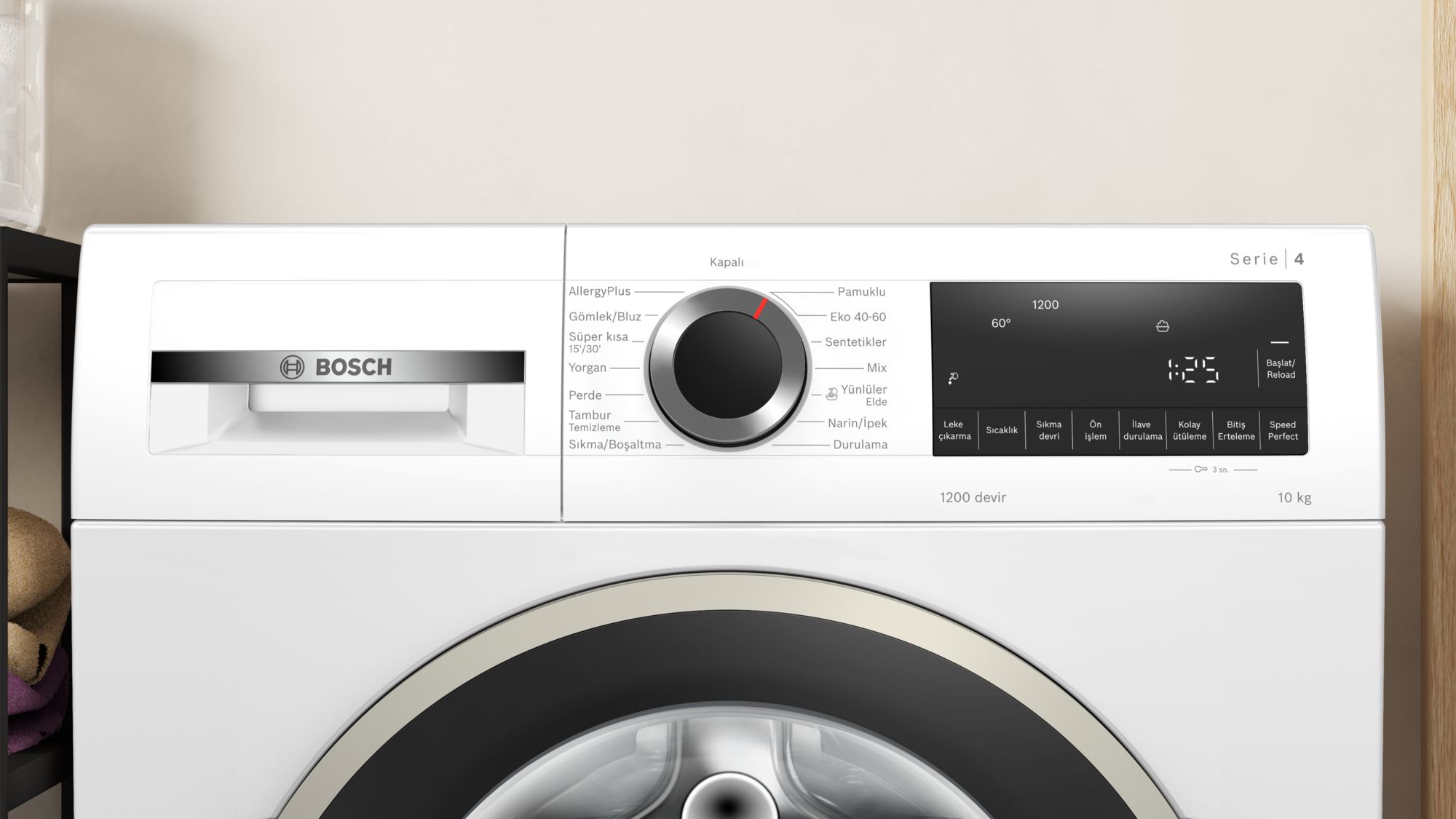 Bosch WGA25202TR 1200 Devir 10 kg Çamaşır Makinesi