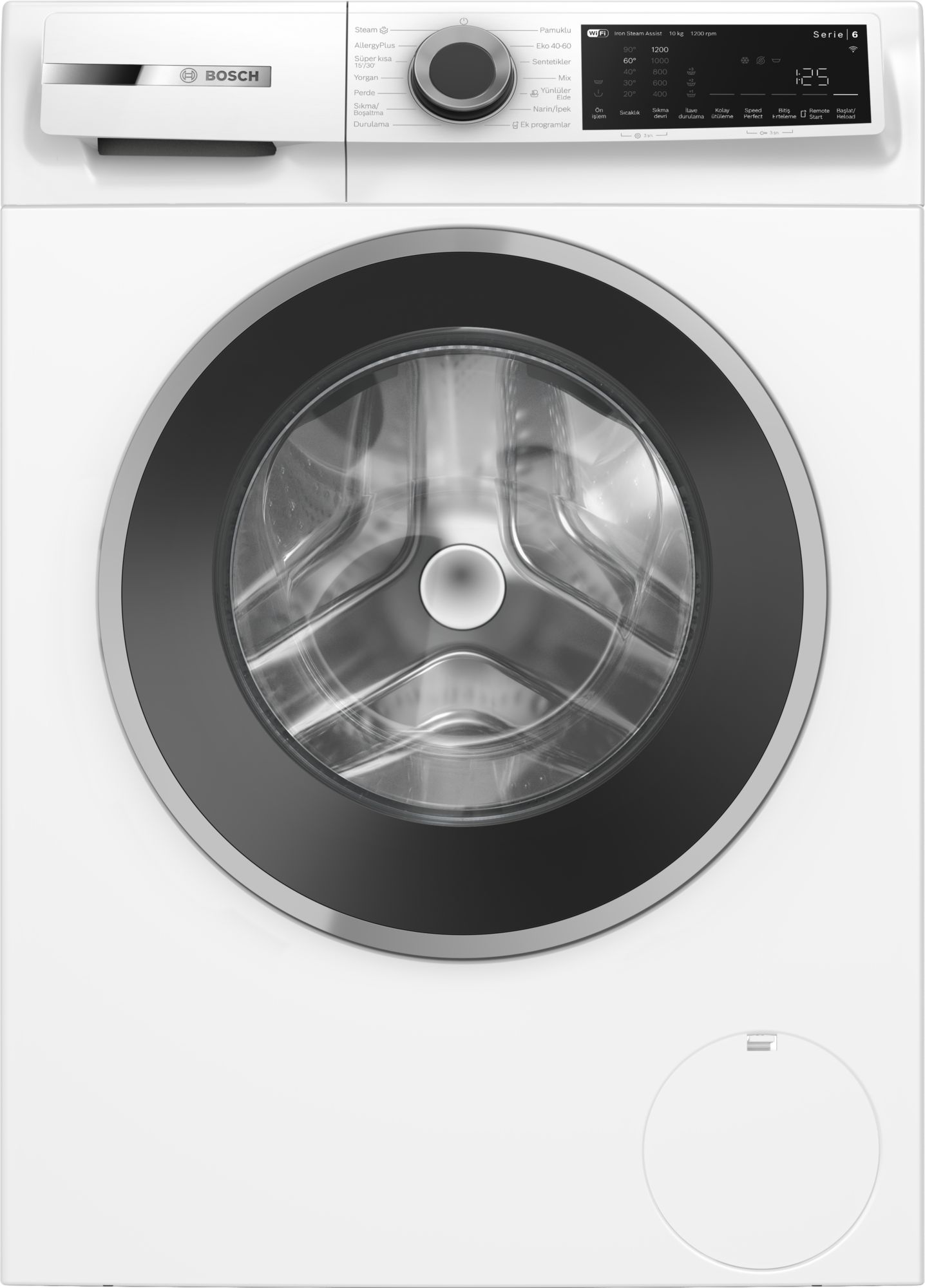 Bosch WGK252Z0TR 10 Kg 1200 Devir Çamaşır Makinesi
