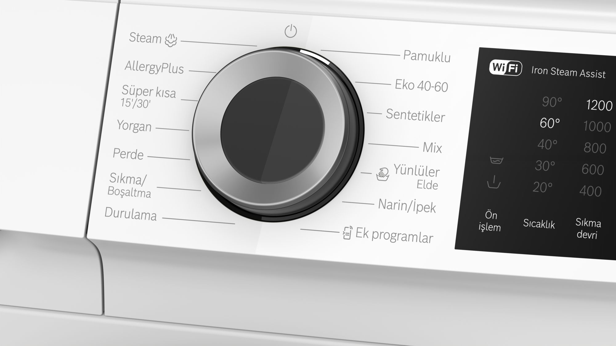 Bosch WGK252Z0TR 10 Kg 1200 Devir Çamaşır Makinesi