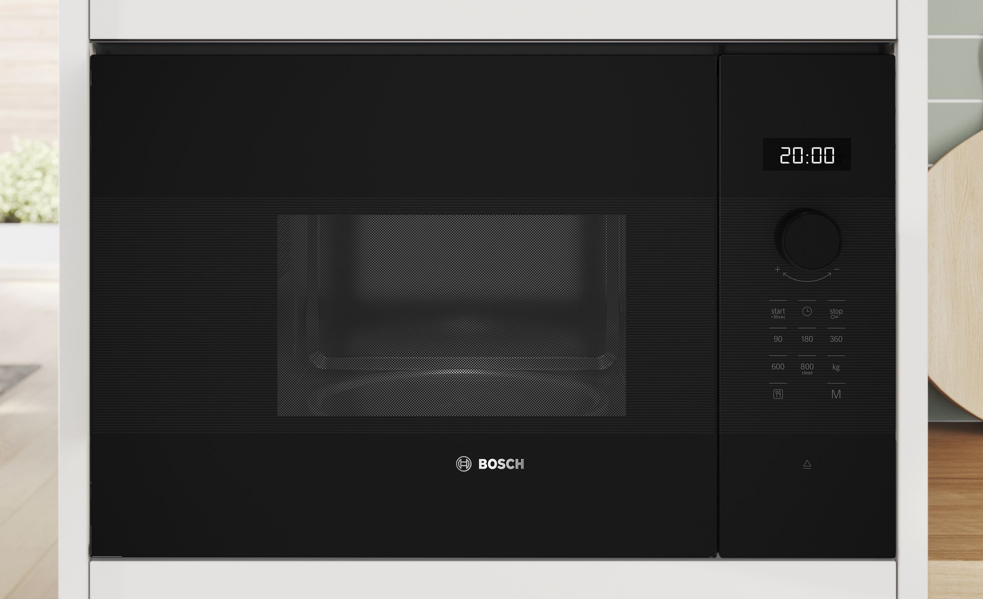 Bosch BFL524MB2 Siyah Ankastre Mikrodalga Fırın