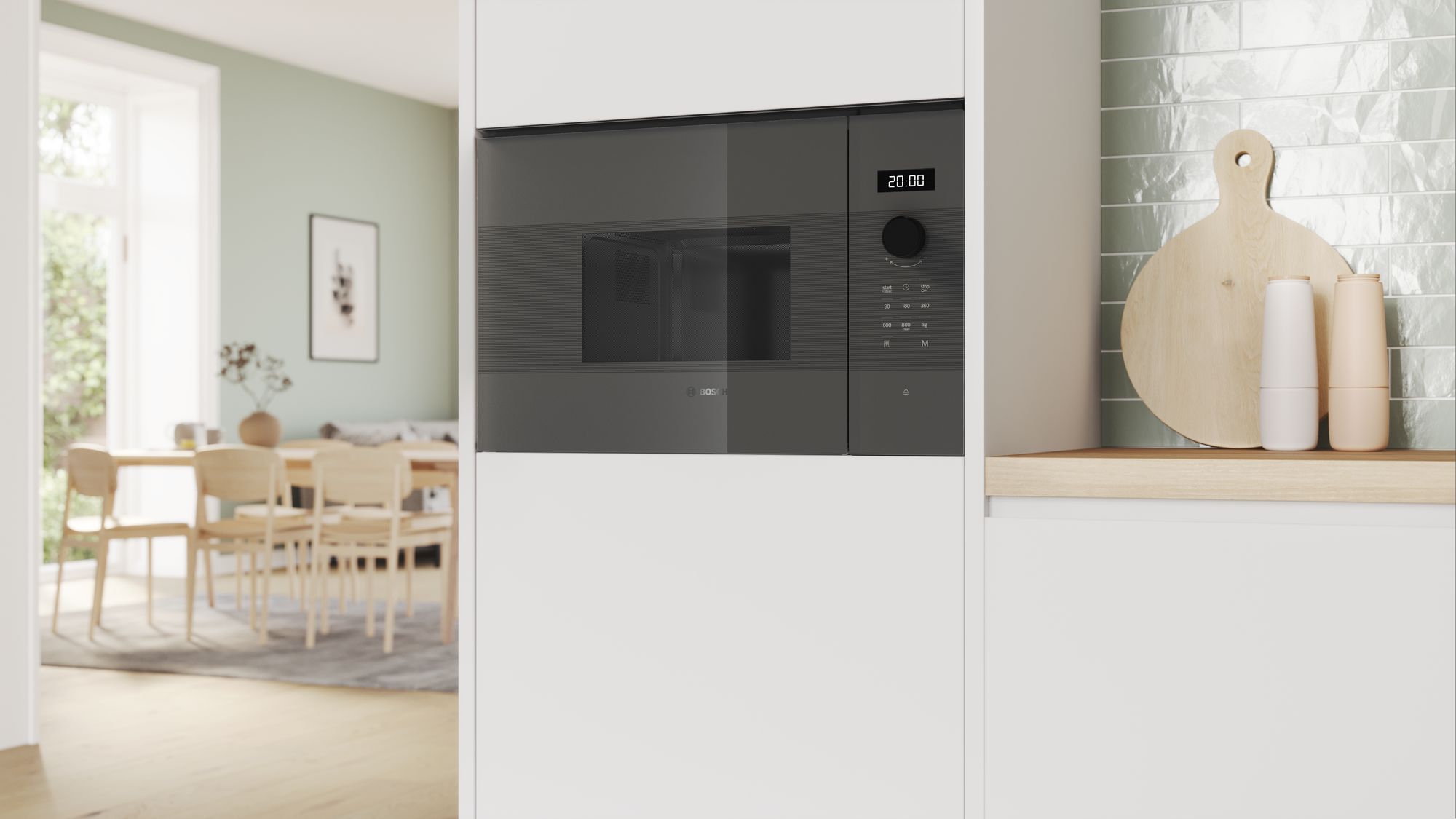 Bosch BFL524MG2 Ankastre Mikrodalga Fırın