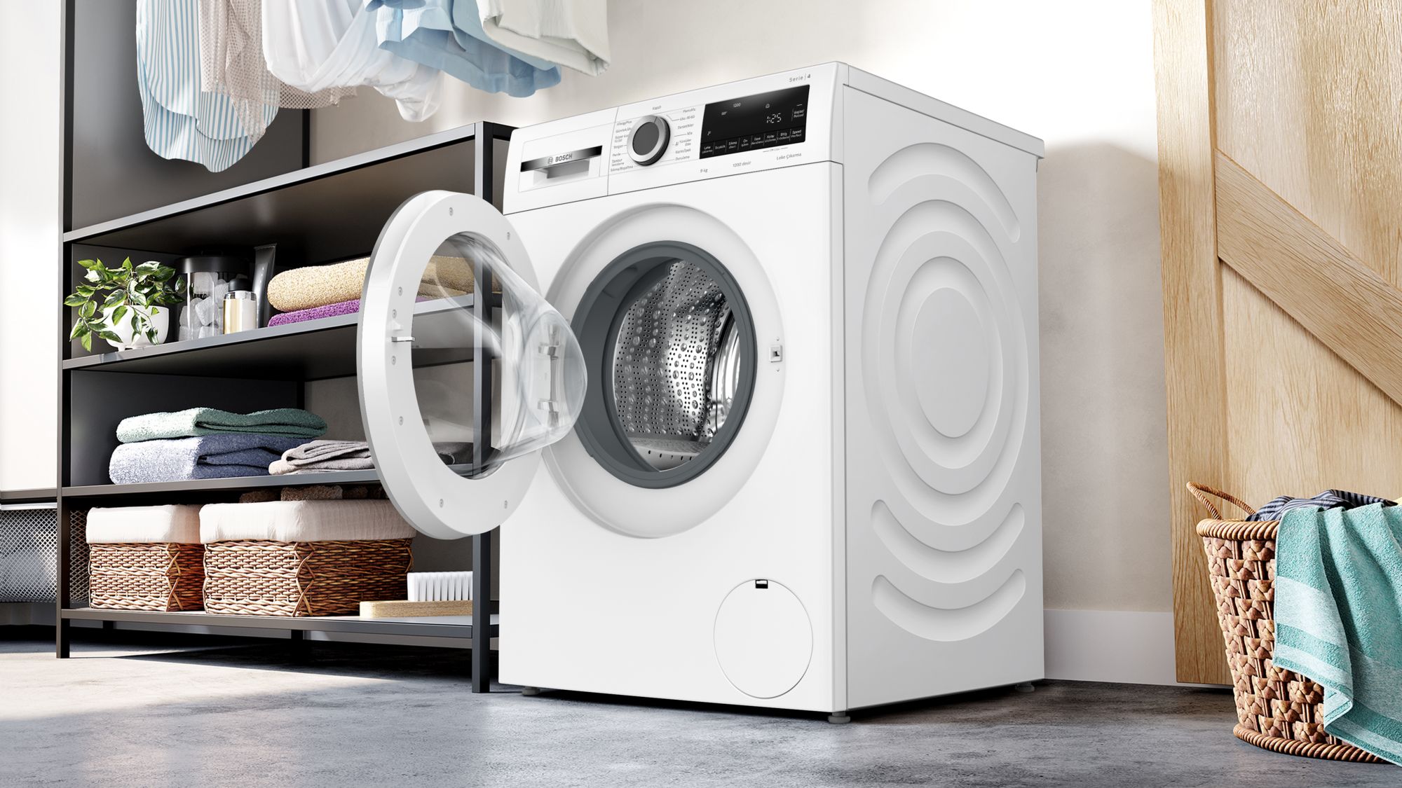 Bosch WGA242X3TR 9 Kg 1200 Devir Çamaşır Makinesi