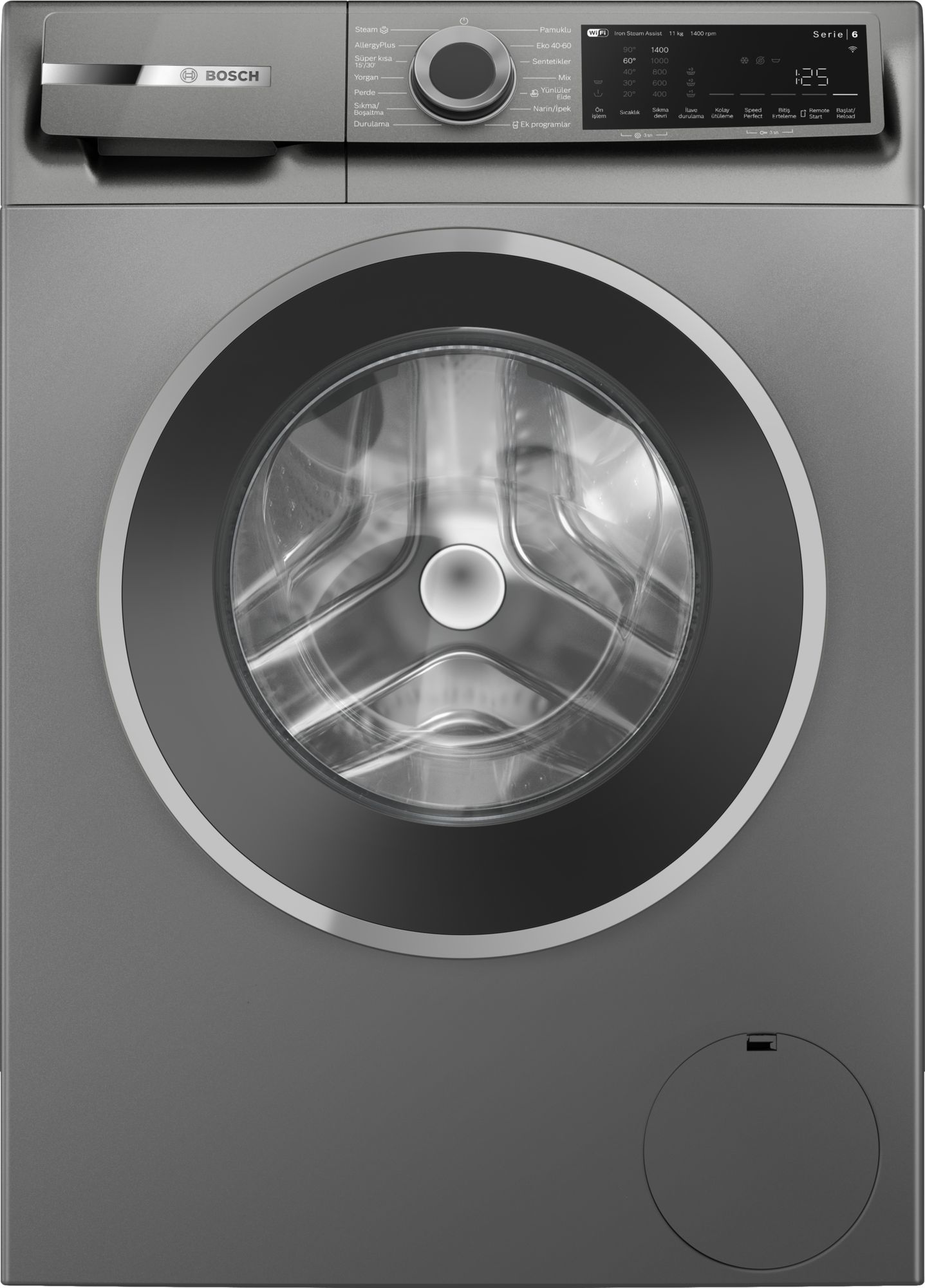 Bosch WGK264ZRTR 1400 Devir 11 kg Çamaşır Makinesi
