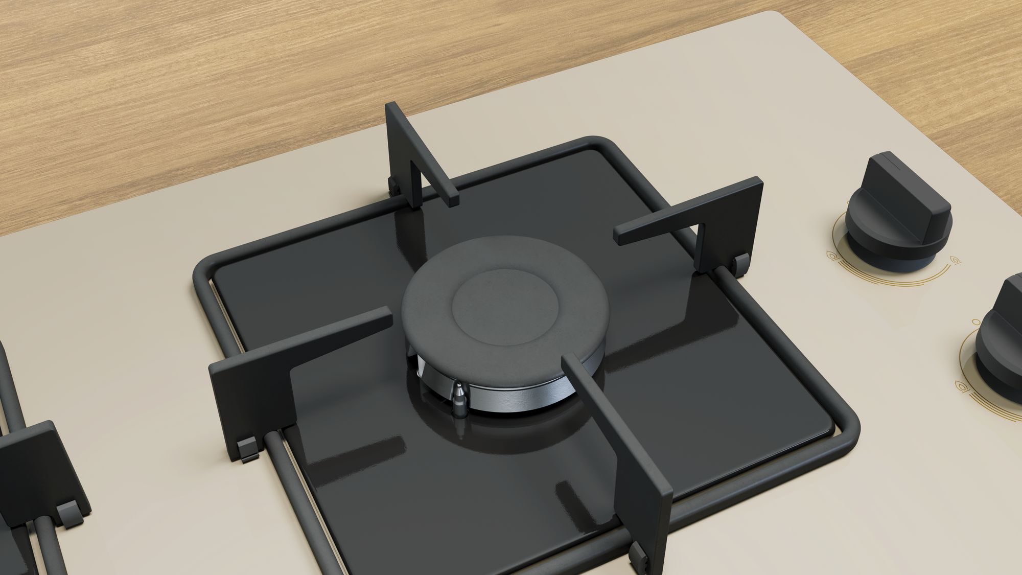 Bosch POP6C1O12O NeoKlasik İnci Beyazı Cam Ankastre Ocak