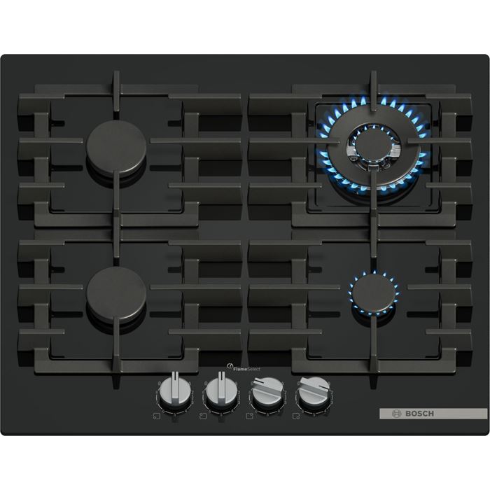 Bosch PPH6A6I40O Ankastre Gazlı Ocak 60 cm Siyah
