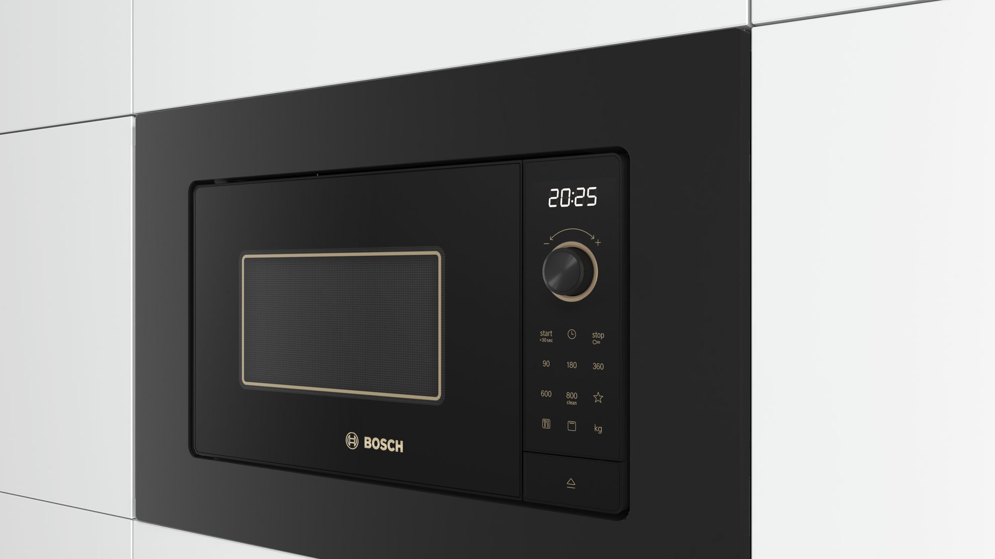 Bosch BEL623MY3 Siyah Ankastre Mikrodalga Fırın