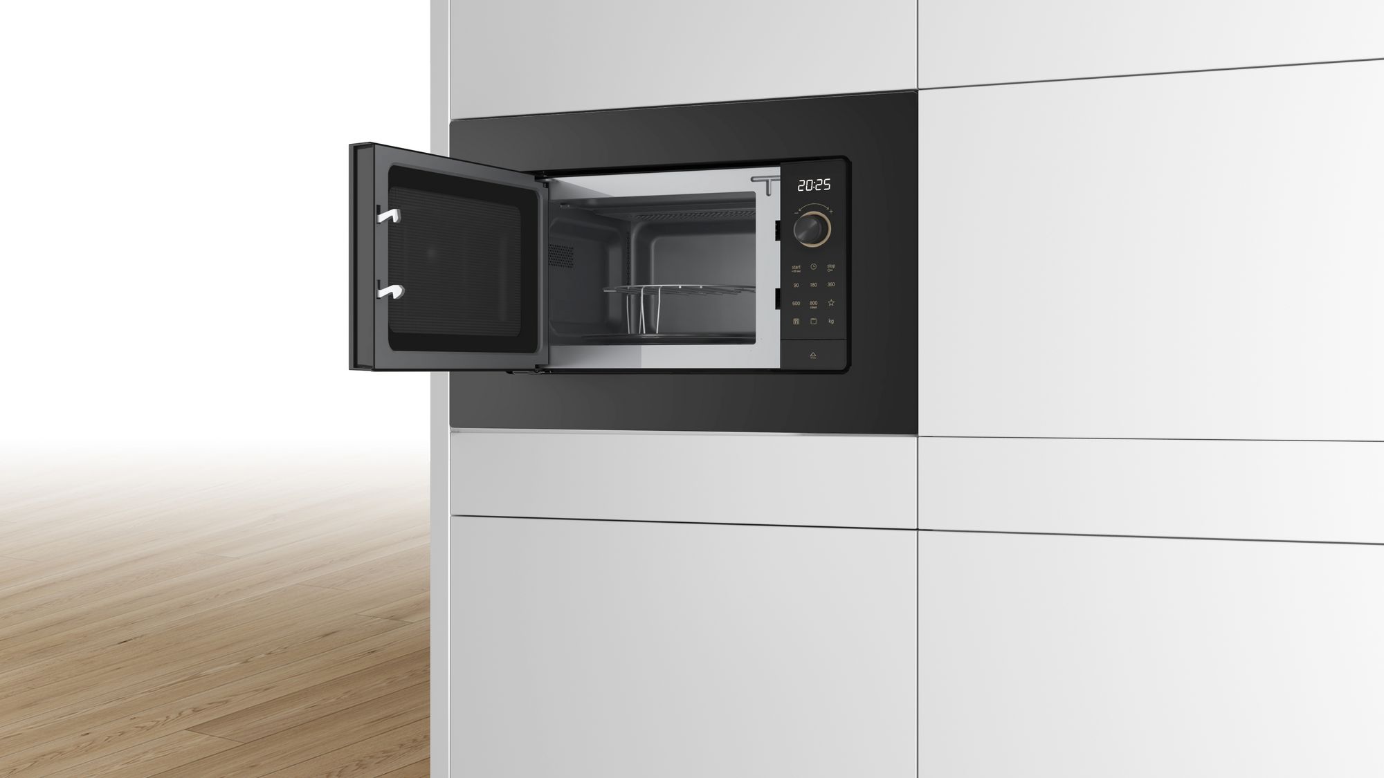 Bosch BEL623MY3 Siyah Ankastre Mikrodalga Fırın