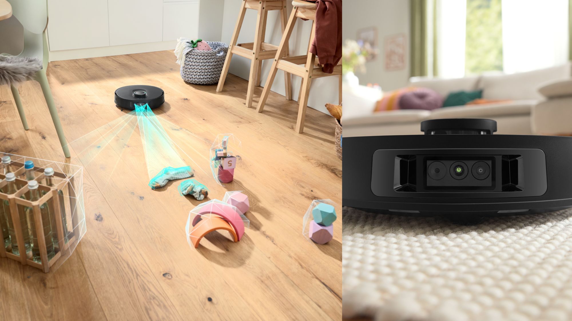 Bosch Spotless Max BCRDW3BX Çöp İstasyonlu Akıllı Robot Süpürge