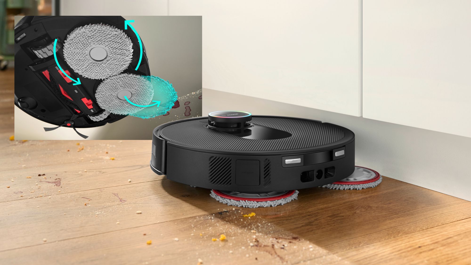 Bosch Spotless Max BCRDW3BX Çöp İstasyonlu Akıllı Robot Süpürge