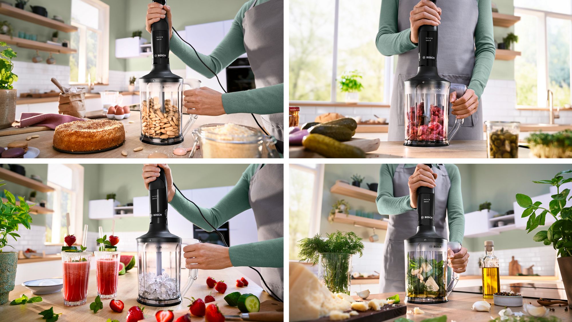 Bosch MSM4B654 Serie 4 El Blenderı ErgoMaster 1000 W Siyah, Antrasit