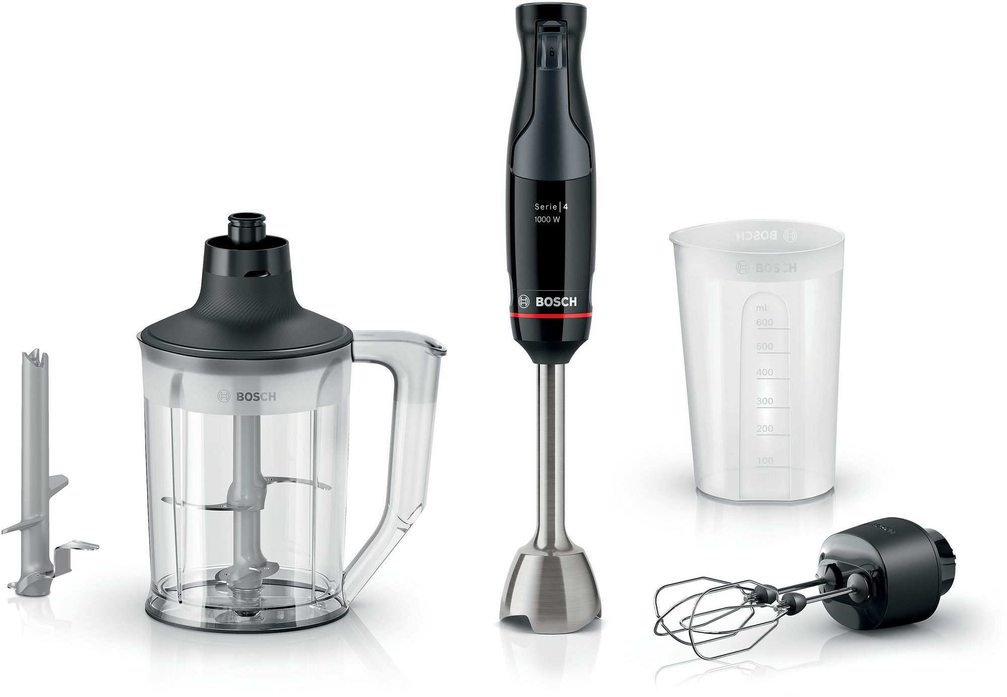 Bosch MSM4B654 Serie 4 El Blenderı ErgoMaster 1000 W Siyah, Antrasit