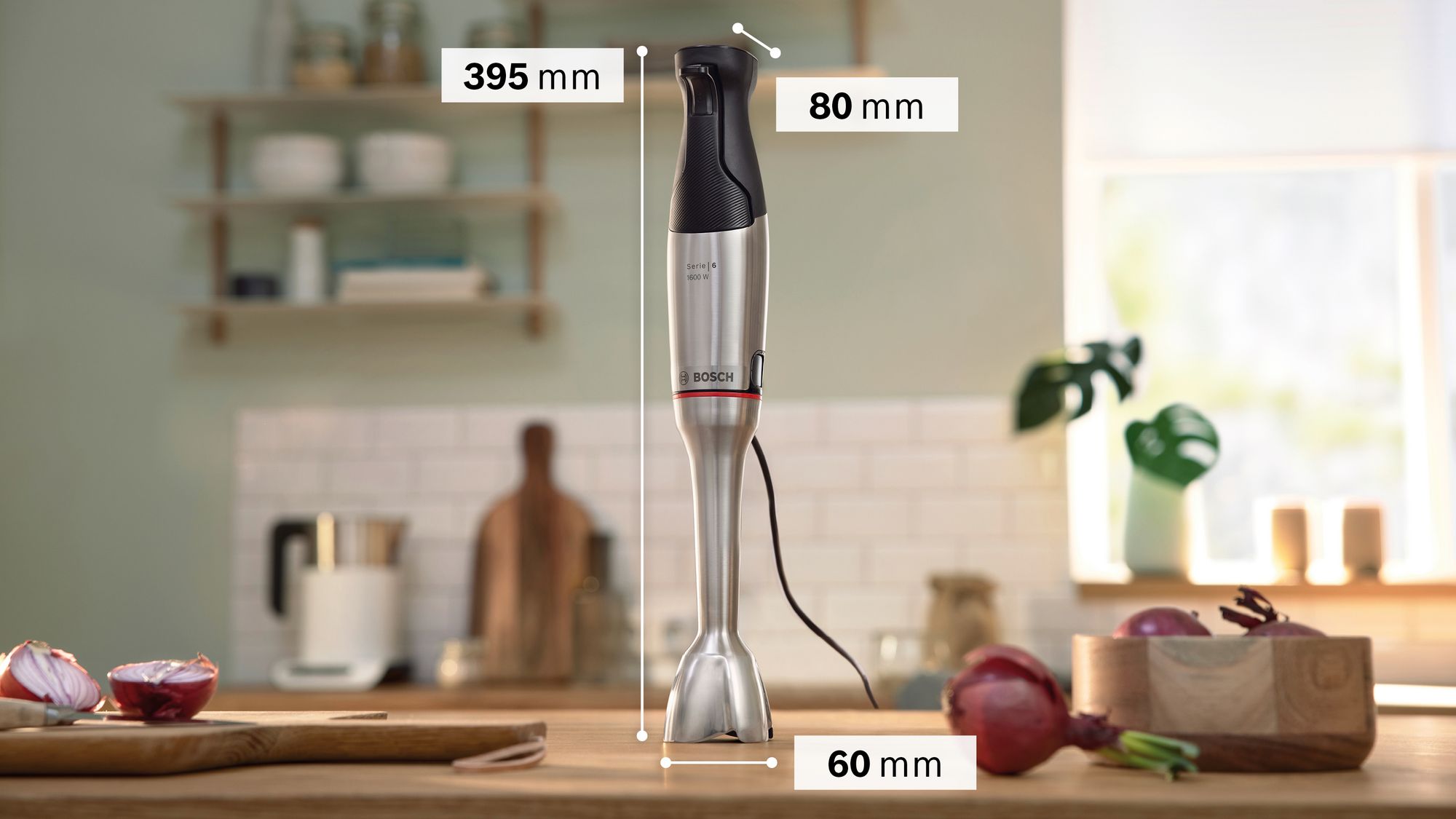 Bosch MSM6M910 Serie 6 El Blenderi ErgoMaster 1600 W Paslanmaz Çelik