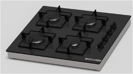 Bosch POP0C6K31O Siyah Cam Set Üstü Ocak
