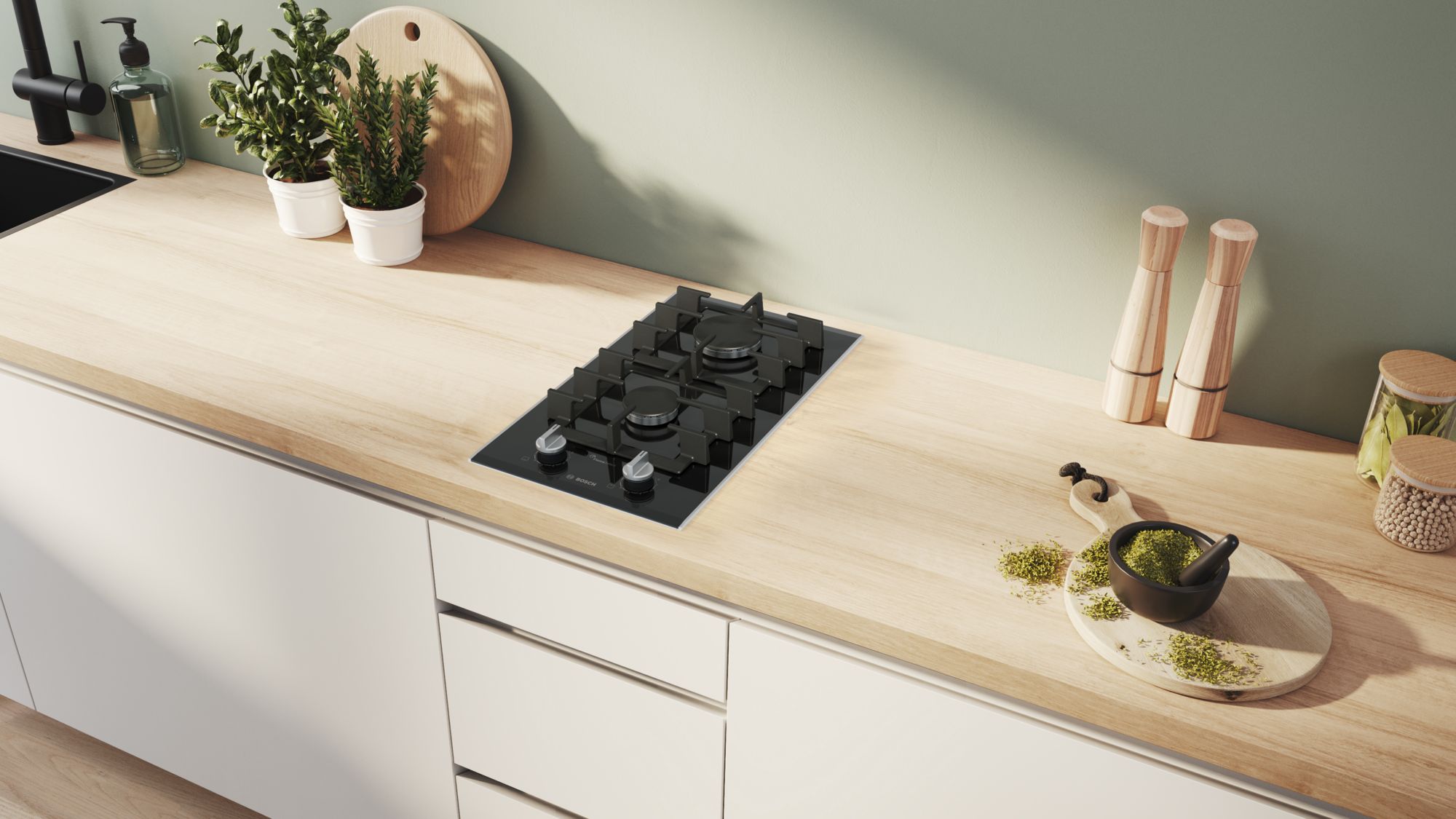 Bosch PRB3A6I40 Ankastre Domino Ocak
