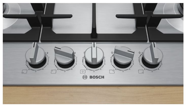 Bosch PCQ7A5I90 Wok Gözlü Inox Ankastre Ocak
