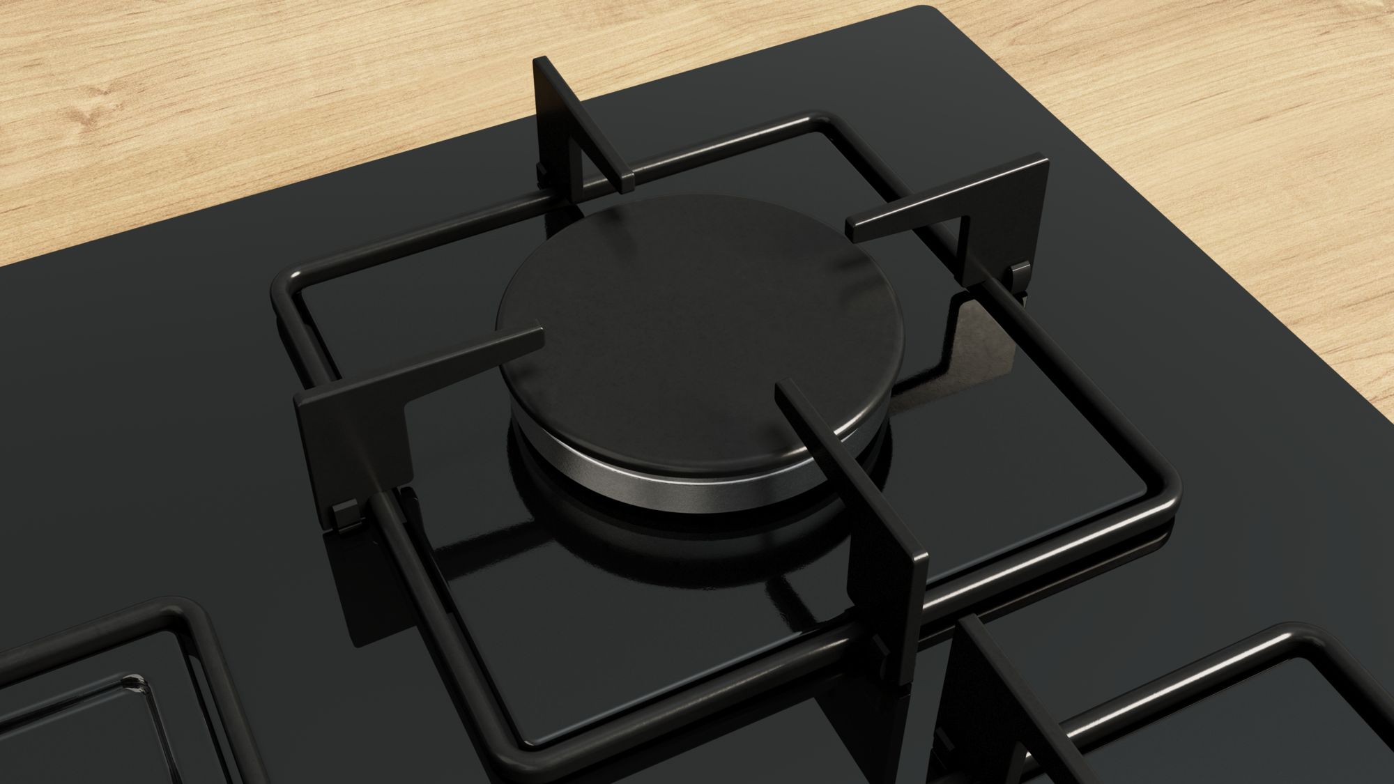 Bosch PNQ7B6P31O Wok Gözlü Siyah Cam Ankastre Ocak